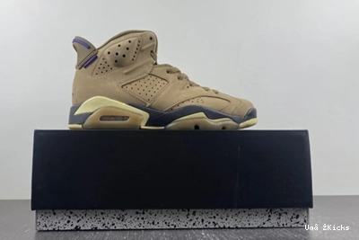 602 Breathable Brown (Women's)  Gore-Tex Retro Kelp 6 Jordan FD1643-300 0824